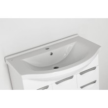 Тумба под раковину Style Line Жасмин 80 Белый глянец