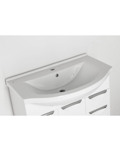 Тумба под раковину Style Line Жасмин 80 Белый глянец