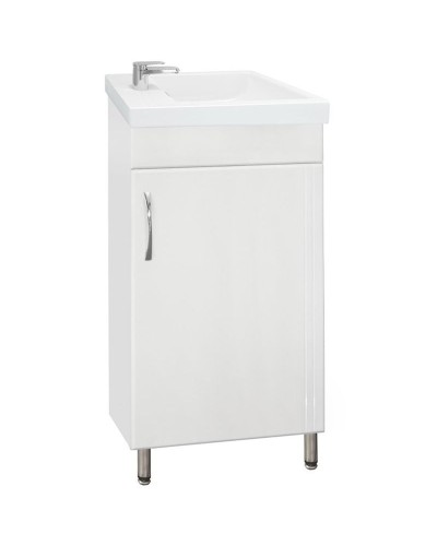Тумба под раковину Style Line Эко Стандарт 1 Комо 40 Белый глянец
