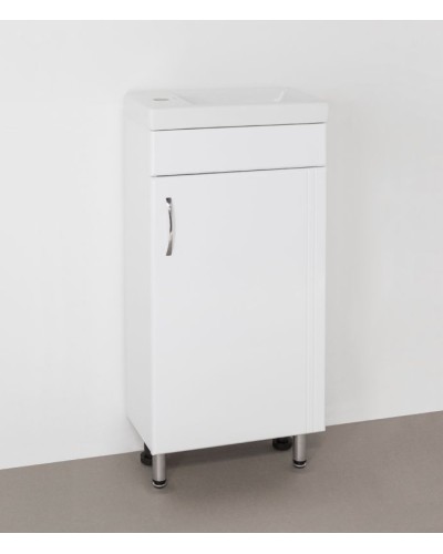 Тумба под раковину Style Line Эко Стандарт 1 Комо 40 Белый глянец