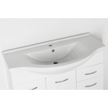 Тумба под раковину Style Line Эко Стандарт 26  Эльбрус 100 Белый глянец