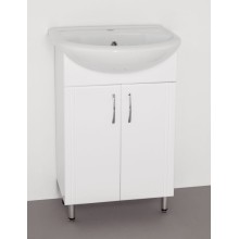 Тумба под раковину Style Line Эко Стандарт 9 Уют 55 Белый глянец