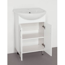 Тумба под раковину Style Line Эко Стандарт 9 Уют 55 Белый глянец