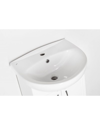 Тумба под раковину Style Line Эко Стандарт 9 1 Б Канны 50 Белый глянец