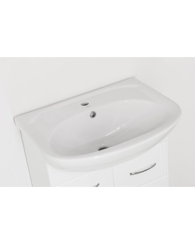 Тумба под раковину Style Line Эко Стандарт 11 Эрика 61 Белый глянец