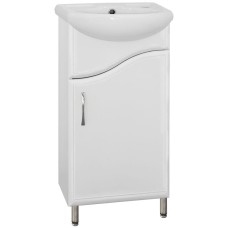 Тумба под раковину Style Line Эко Волна 2 Азов 40 Белый глянец