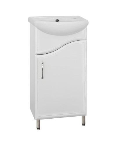 Тумба под раковину Style Line Эко Волна 2 Азов 40 Белый глянец