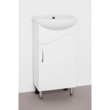 Тумба под раковину Style Line Эко Волна 2 Азов 40 Белый глянец