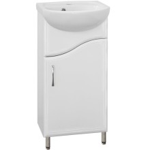 Тумба под раковину Style Line Эко Волна 2 Уют 45 Белый глянец