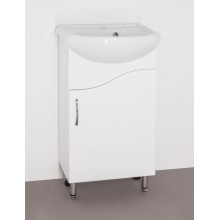 Тумба под раковину Style Line Эко Волна 2 Уют 45 Белый глянец