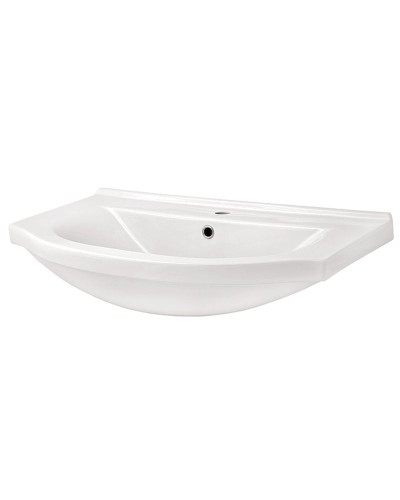 Тумба под раковину Style Line Эко Фьюжн 26 Эльбрус 80 Белый глянец