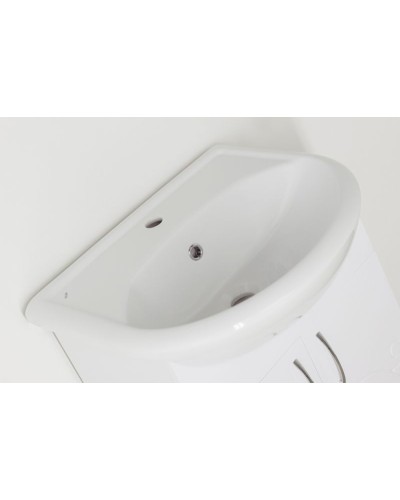 Тумба под раковину Style Line Эко Фьюжн 9 Уют 55 Белый глянец