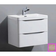 Тумба с раковиной белый дуб 60 см BelBagno Ancona-N ANCONA-N-600-2C-SO-WO + EA-600-LVB