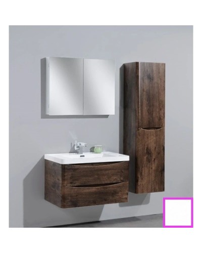 Тумба с раковиной белый глянец 80 см BelBagno Ancona-N ANCONA-N-800-2C-SO-BL + EA-800-LVB