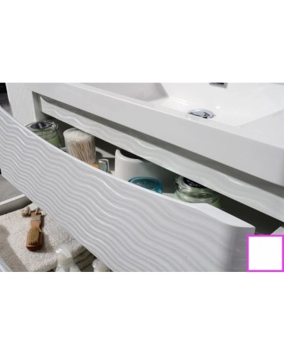 Тумба с раковиной белый глянец 80 см BelBagno Ancona-N ANCONA-N-800-2C-SO-BL + EA-800-LVB