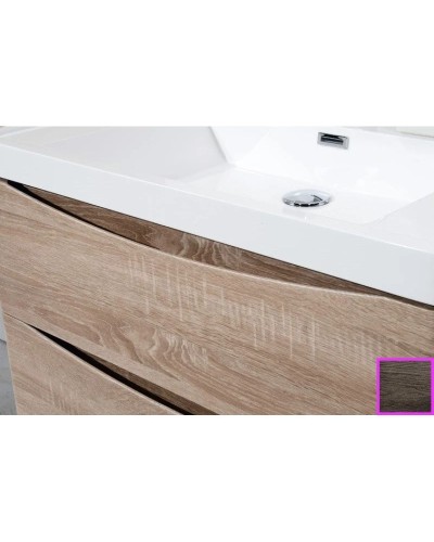 Тумба с раковиной темный дуб 80 см BelBagno Ancona-N ANCONA-N-800-2C-SO-RW + EA-800-LVB