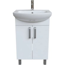 Тумба с раковиной белый глянец 55 см IDDIS Optima Home OPH55WFi95K