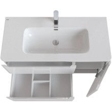 Тумба с раковиной белый глянец 100 см IDDIS Edifice EDI10WFi95K