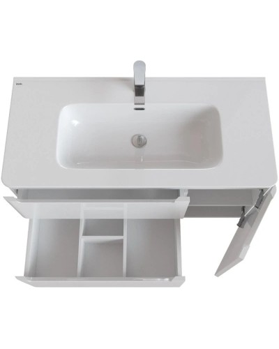 Тумба с раковиной белый глянец 100 см IDDIS Edifice EDI10WFi95K