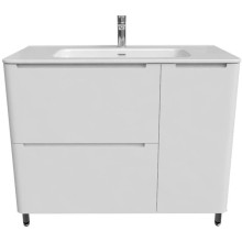 Тумба с раковиной белый глянец 100 см IDDIS Edifice EDI10WFi95K