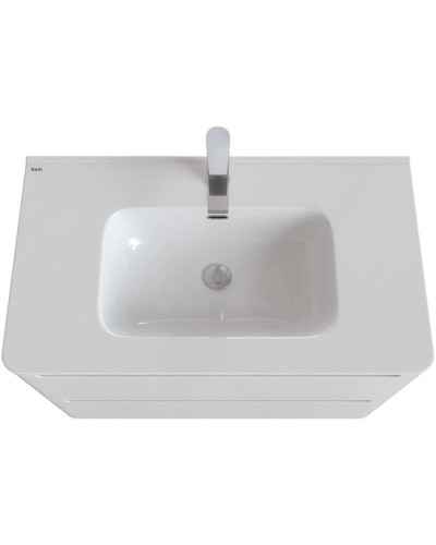 Тумба с раковиной белый глянец 82 см IDDIS Edifice EDI80WFi95K