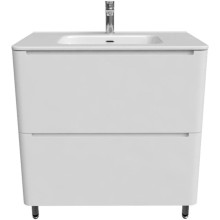 Тумба с раковиной белый глянец 82 см IDDIS Edifice EDI80WFi95K