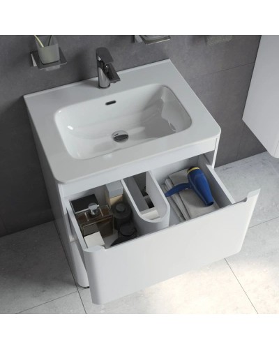 Тумба с раковиной белый глянец 60 см IDDIS Edifice EDI60WFi95K