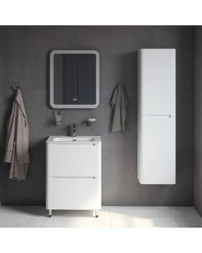 Тумба с раковиной белый глянец 60 см IDDIS Edifice EDI60WFi95K