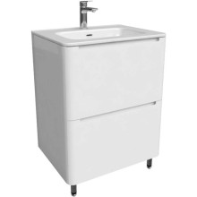 Тумба с раковиной белый глянец 60 см IDDIS Edifice EDI60WFi95K