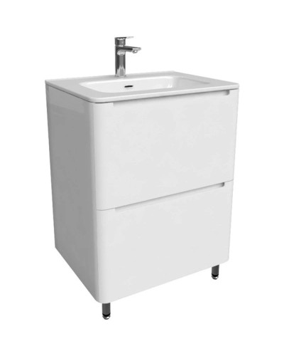 Тумба с раковиной белый глянец 60 см IDDIS Edifice EDI60WFi95K