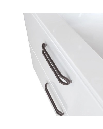 Тумба с раковиной белый глянец 100 см IDDIS Brick BRI10WFi95K