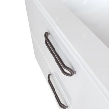 Тумба с раковиной белый глянец 82 см IDDIS Brick BRI80WFi95K