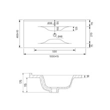 Тумба с раковиной белый 100,3 см IDDIS Cloud CLO10WFi95K