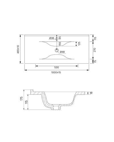 Тумба с раковиной белый 100,3 см IDDIS Cloud CLO10WFi95K