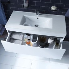 Тумба с раковиной белый 100,3 см IDDIS Cloud CLO10WFi95K