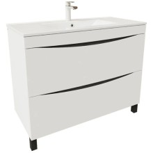 Тумба с раковиной белый 100,3 см IDDIS Cloud CLO10WFi95K