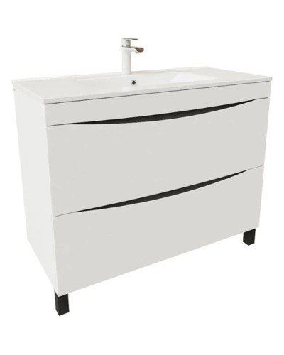 Тумба с раковиной белый 100,3 см IDDIS Cloud CLO10WFi95K