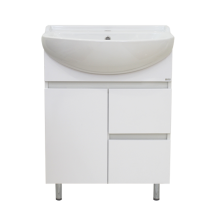 Амур - 70 Тумба напольная с 2 ящ. (ПВХ) / раковина