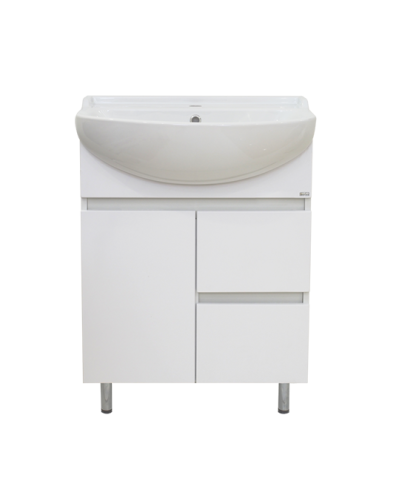 Амур - 70 Тумба напольная с 2 ящ. (ПВХ) / раковина