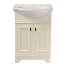 Лувр - 60 Тумба напольная, слоновая кость / раковина