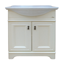 Лувр - 75 Тумба напольная, слоновая кость / раковина