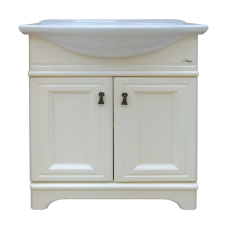 Лувр - 75 Тумба напольная, слоновая кость / раковина