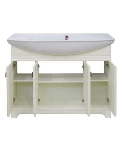 Лувр -105 Тумба напольная, слоновая кость / раковина