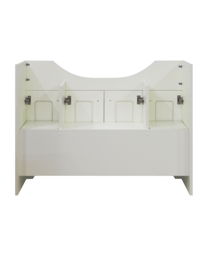 Лувр -105 Тумба напольная, слоновая кость / раковина