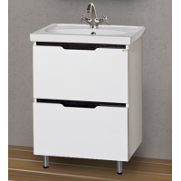 Лайм - 60 Тумба напольная  с 2 ящ. комбинированная / раковина