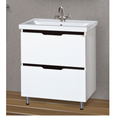 Лайм - 70 Тумба напольная  с 2 ящ. комбинированная / раковина