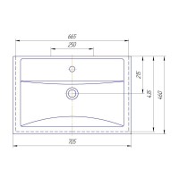 Лайм - 70 Тумба напольная  с 2 ящ. комбинированная / раковина