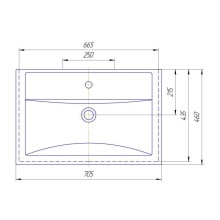 Лайм - 70 Тумба напольная  с 2 ящ. комбинированная / раковина