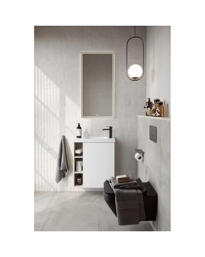 Тумба с раковиной светлый камень/белый матовый 60 см R Aqwella 5 Stars Alba