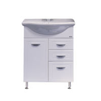 Дрея - 65 Тумба с 2-мя ящ. (корзина) / раковина